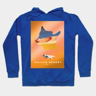 mojave desert travel poster Hoodie